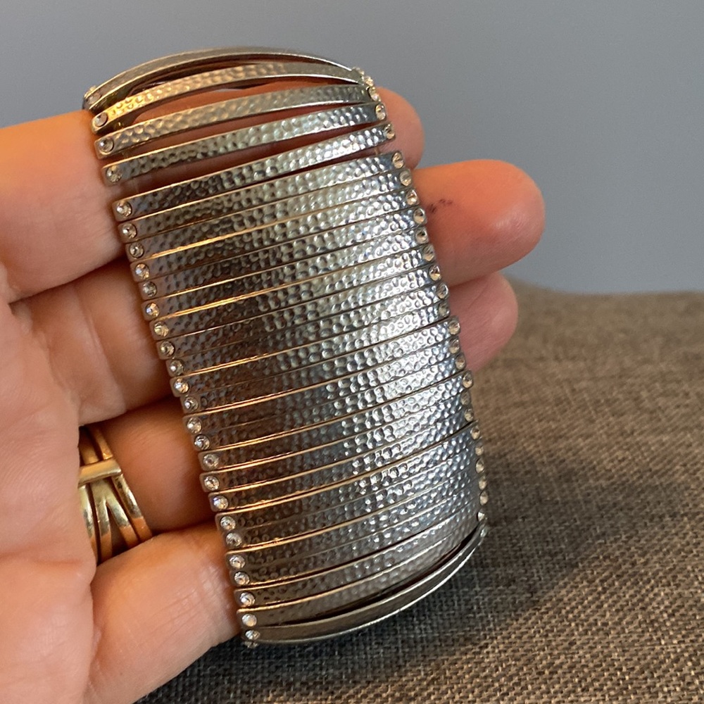 Large Silver Statement Bracelet